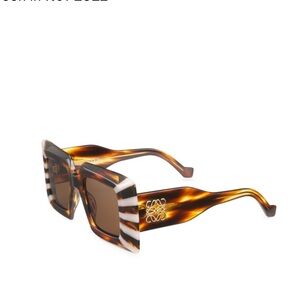 Loewe chunky Anagram 47MM Square Sunglasses
Havana